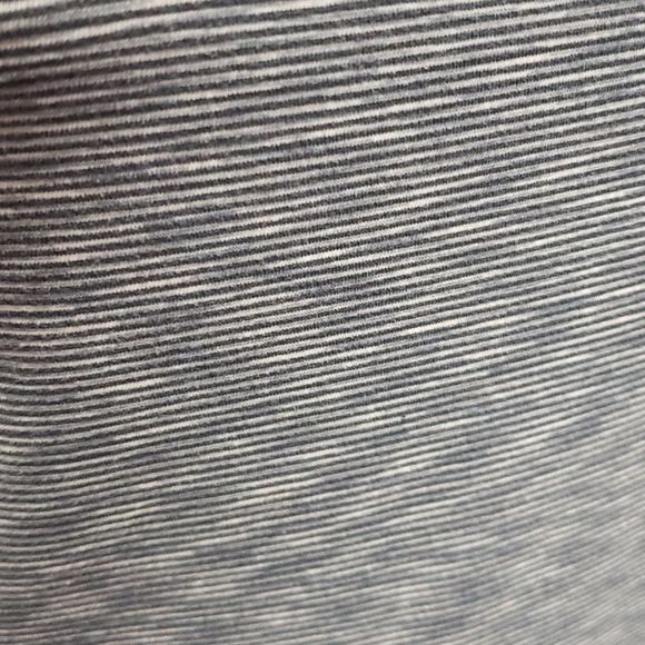 Zella 💟 Grey Striped Racertop Tank Top - Picture 9 of 12